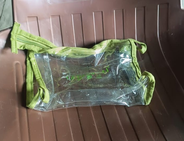 Transparent Zipper Closing Pouch (1 Pc) Transparent Zipper Closing Pouch (1 Pc)